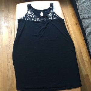 Express black summer dress